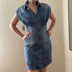 NWT Habitual Classic Blue Denim Dress
